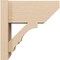Ekena Millwork 8-in W x 16-in D x 16-in H Balboa Slat Rough Cedar Woodgrain TimberThane Outlooker, Primed Tan OUTUR080X16X16BOA24RCPR - alternate 5